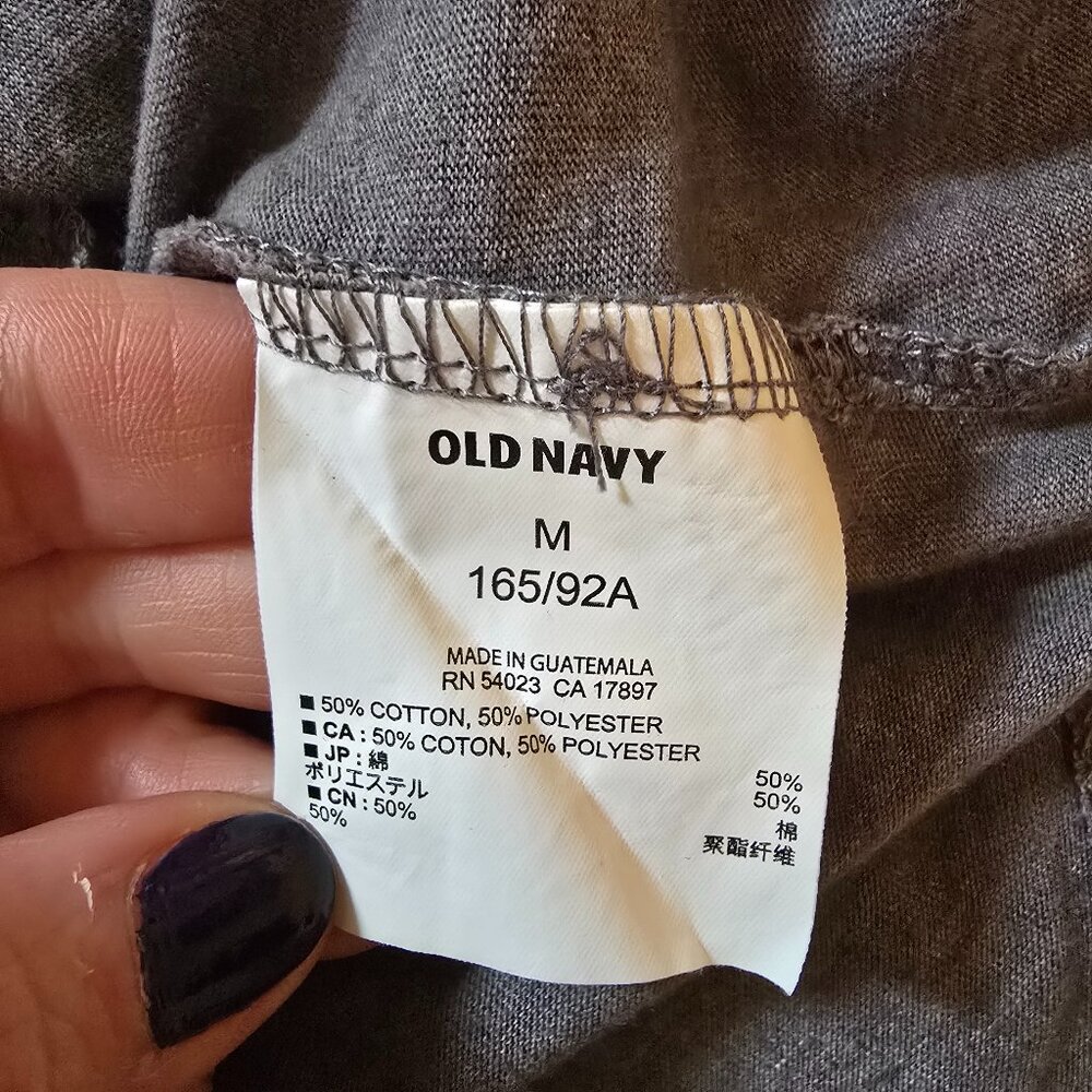 Old Navy Born in the USA Gray Tank Top M - Picture 3 of 4